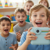 Aparat NATYCHMIASTOWY dla dzieci zdjęcia kolor selfie menu PL gry Drukuś