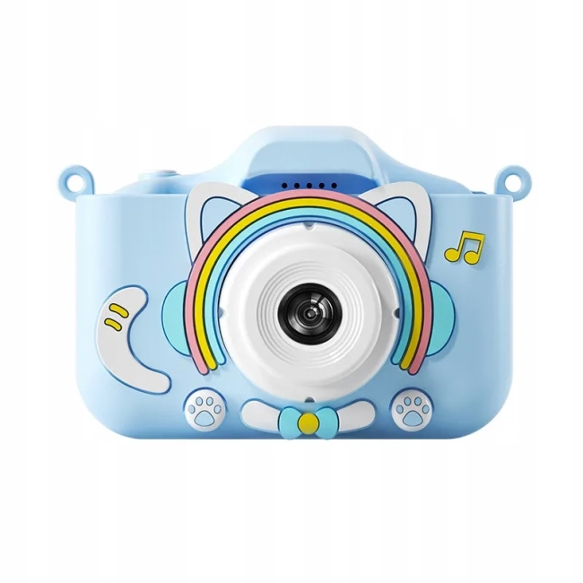 APARAT CYFROWY DLA DZIECI FOTOGRAFICZNY wbudowane gry filtry + KARTA 32 GB