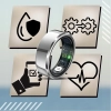 Smart Ring Inteligentny Pierścień Tryby Sportowe Kroki Kalorie Tętno Sen