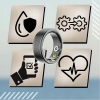 Smart Ring Inteligentny Sportowy Pierścionek Sport Kalorie Sen Tętno Kroki