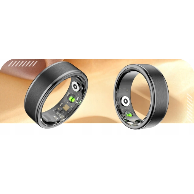 Smart Ring Inteligentny Sportowy Pierścionek Sport Kalorie Sen Tętno Kroki
