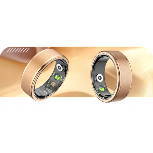 Smart Ring Inteligentny Pierścionek Kroki Tętno Sportowy Sen Kalorie Sport