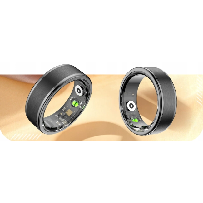 Smart Ring Inteligentny Sportowy Pierścionek Sport Kalorie Sen Tętno Kroki