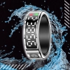 Smart Ring Sportowy Pierścionek WYŚWIETLACZ Puls Sen Kroki Inteligentny